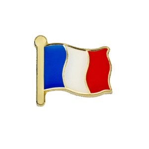 E1239 French Flag enamel badge (pack of 5)