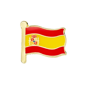 E1240 Spanish Flag enamel badge (pack of 5)