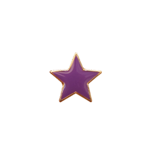 E1350 Tiny Purple Star enamel badge (pack of 5)