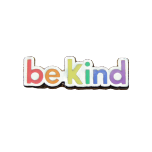 E1368 'be kind' badge (pack of 5)