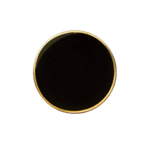 E406 Black Circle badge (pack of 5)