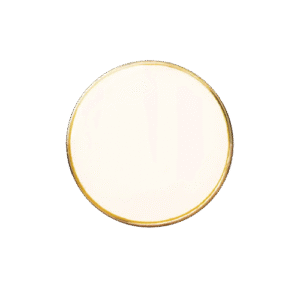 E407 White Circle badge (pack of 5)