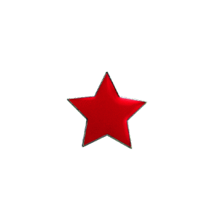 E751 Tiny Red Star enamel badge (pack of 5)