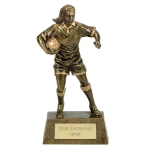 Pinnacle 3D Action Female Rugby Trophy